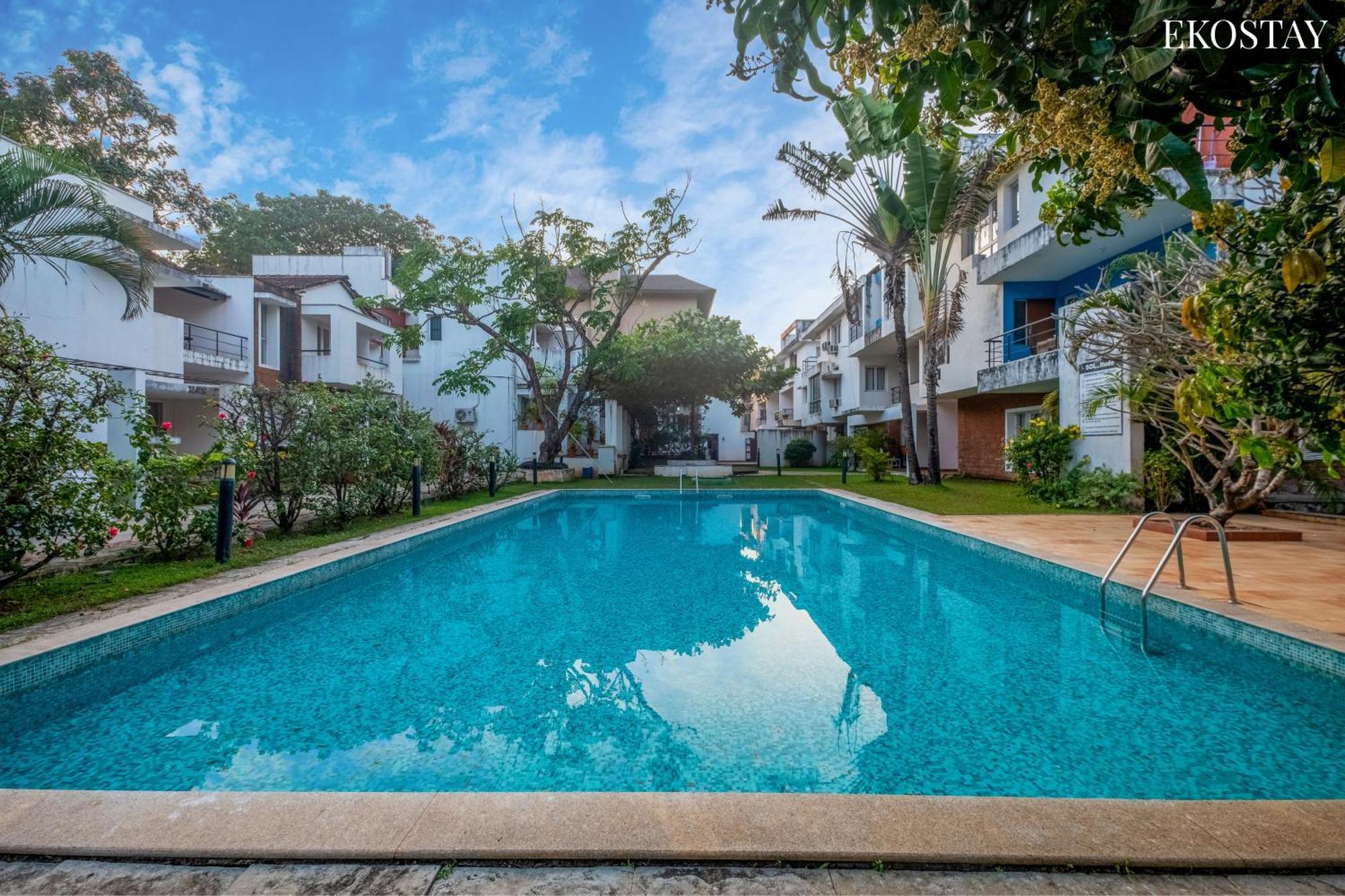 Eko Stay - Green Door Apartment Candolim Buitenkant foto